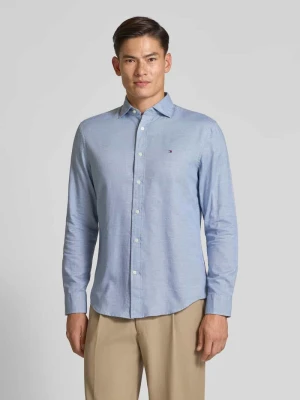 Koszula casualowa o kroju regular fit z czystej bawełny Tommy Hilfiger Granatowy