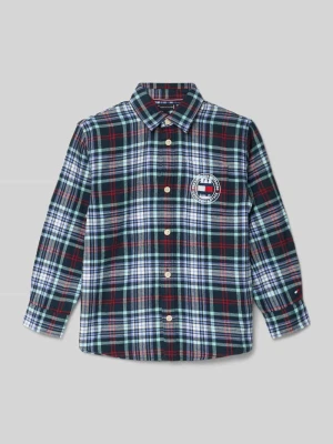 Koszula casualowa o kroju regular fit z czystej bawełny Tommy Hilfiger Kids