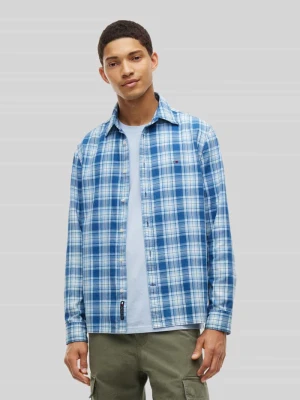 Koszula casualowa o kroju regular fit z czystej bawełny Tommy Jeans Jasnoniebieski