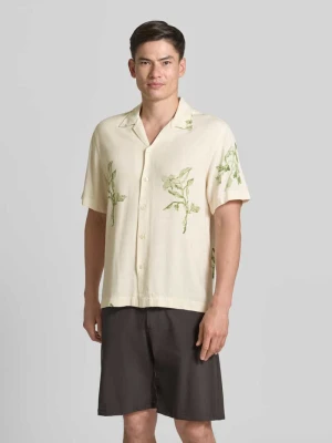 Koszula casualowa o kroju regular fit z czystej wiskozy model 'TERRY' Selected Homme