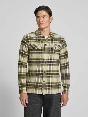 koszula casualowa o kroju regular fit z detalem z logo PME Legend Zielony