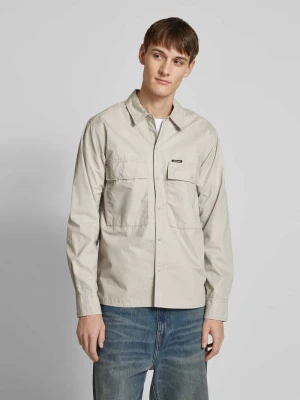 Koszula casualowa o kroju regular fit z detalem z logo Santa Cruz