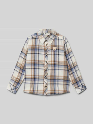 Koszula casualowa o kroju regular fit z detalem z logo Steiff