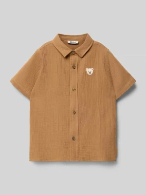 Koszula casualowa o kroju regular fit z detalem z logo Steiff