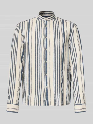 Koszula casualowa o kroju regular fit z dodatkiem lnu CINQUE