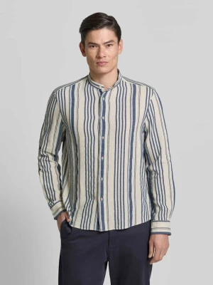 Koszula casualowa o kroju regular fit z dodatkiem lnu CINQUE