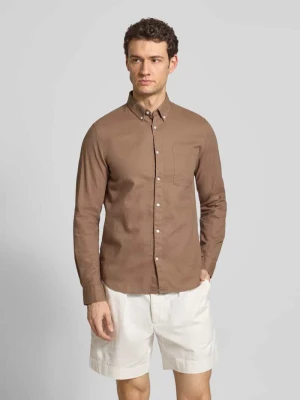 Koszula casualowa o kroju regular fit z dodatkiem lnu Matinique