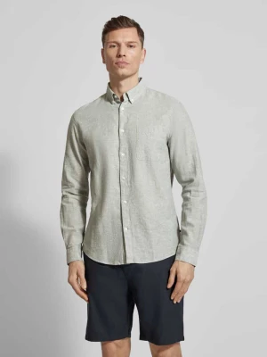 Koszula casualowa o kroju regular fit z dodatkiem lnu Matinique