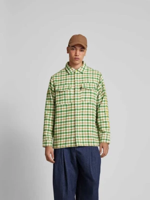 Koszula casualowa o kroju regular fit z dodatkiem wełny Billionaire Boys Club Zielony