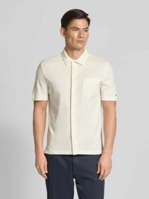 Koszula casualowa o kroju regular fit z fakturą siateczki Tommy Hilfiger