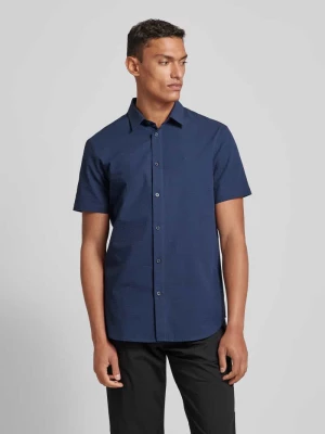 Koszula casualowa o kroju regular fit z fakturowanym wzorem Armani Exchange