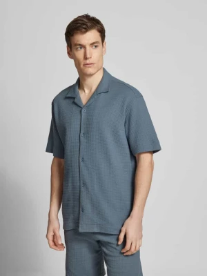 Koszula casualowa o kroju regular fit z fakturowanym wzorem MCNEAL