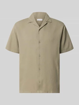 Koszula casualowa o kroju regular fit z fakturowanym wzorem model 'Global' jack & jones