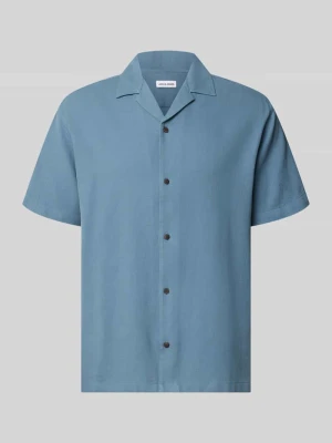 Koszula casualowa o kroju regular fit z fakturowanym wzorem model 'Global' jack & jones