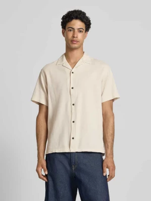 Koszula casualowa o kroju regular fit z fakturowanym wzorem model 'Global' jack & jones