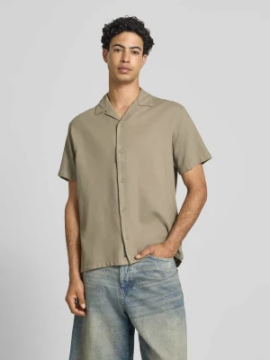 Koszula casualowa o kroju regular fit z fakturowanym wzorem model 'Global' jack & jones
