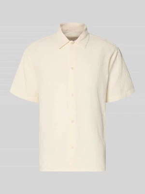 Koszula casualowa o kroju regular fit z fakturowanym wzorem model 'MONTAUK' jack & jones