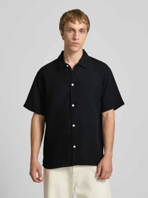 Koszula casualowa o kroju regular fit z fakturowanym wzorem model 'MONTAUK' jack & jones