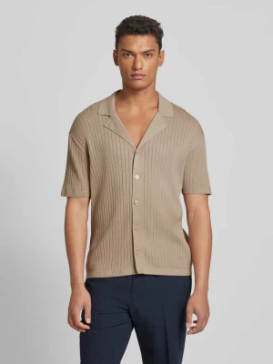 Koszula casualowa o kroju regular fit z fakturowanym wzorem model ‘Ray’ drykorn
