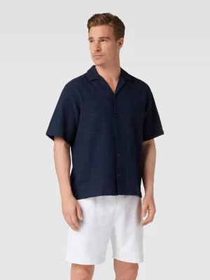 Koszula casualowa o kroju regular fit z fakturowanym wzorem model ‘RYAN’ Jack & Jones Premium