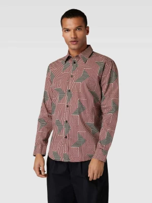 Koszula casualowa o kroju regular fit z graficznym wzorem esprit collection