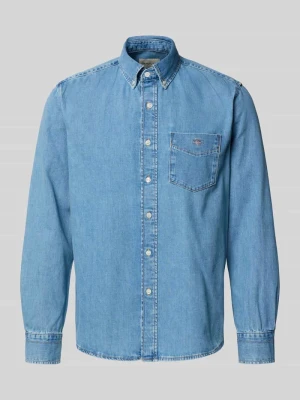 Koszula casualowa o kroju regular fit z imitacji denimu Gant