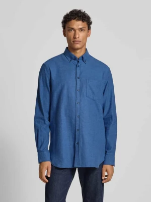 Koszula casualowa o kroju regular fit z kieszenią na piersi Christian Berg Men