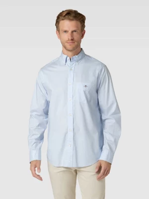 Koszula casualowa o kroju regular fit z kieszenią na piersi model ‘POPLIN’ Gant