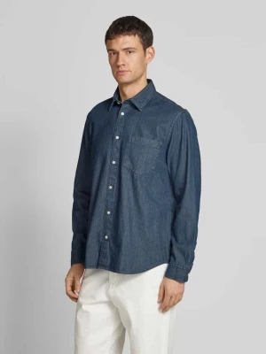 Zdjęcie produktu Koszula casualowa o kroju regular fit z kieszenią na piersi Selected Homme