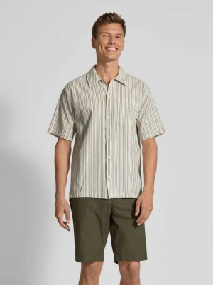 Koszula casualowa o kroju regular fit z kieszenią na piersi WOODBIRD