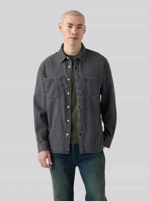 Koszula casualowa o kroju regular fit z kieszeniami na piersi Levi's Grafitowy