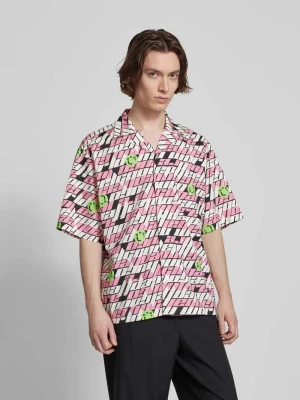 Koszula casualowa o kroju regular fit z kieszeniami z patką na piersi model ‘Eligino’ Hugo Blue