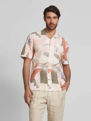 Koszula casualowa o kroju regular fit z kołnierzem z połami Colours & Sons