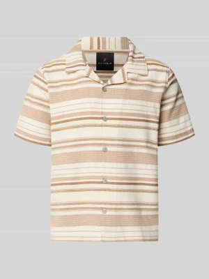Koszula casualowa o kroju regular fit z kołnierzem z połami model 'Carlo' Zuitable