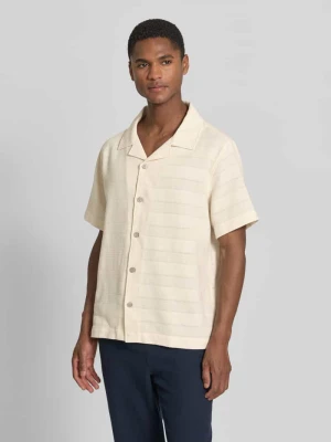Koszula casualowa o kroju regular fit z kołnierzem z połami model 'Carlo' Zuitable