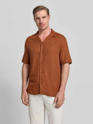 koszula casualowa o kroju regular fit z kołnierzem z połami model 'Honolulu' Antony Morato