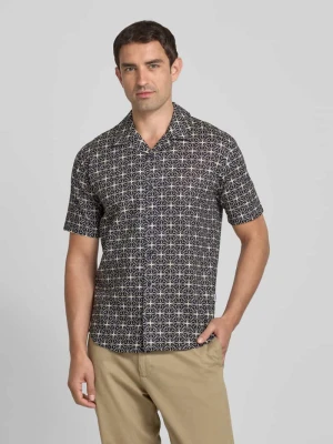 Koszula casualowa o kroju regular fit z kołnierzem z połami model ‘TIMO’ GABBA