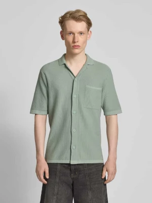 Koszula casualowa o kroju regular fit z kołnierzem z połami model ‘TONY’ Only & Sons