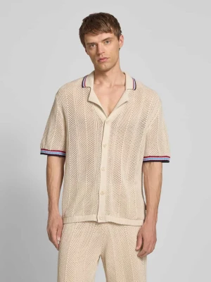 Koszula casualowa o kroju regular fit z kołnierzem z połami Review X MATW