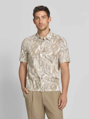 Koszula casualowa o kroju regular fit z kołnierzykiem kent Armani Exchange