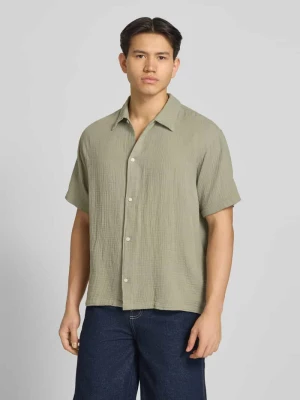 Koszula casualowa o kroju regular fit z kołnierzykiem kent jack & jones