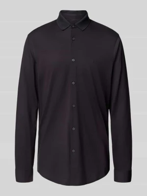 Koszula casualowa o kroju regular fit z kołnierzykiem polo Armani Exchange