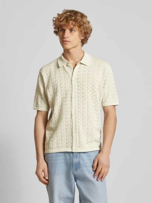 Koszula casualowa o kroju regular fit z kołnierzykiem polo model ‘TYLER’ jack & jones