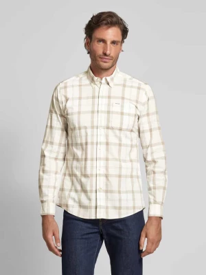 Koszula casualowa o kroju regular fit z kołnierzykiem typu button down Barbour