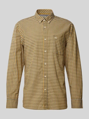 Koszula casualowa o kroju regular fit z kołnierzykiem typu button down camel active