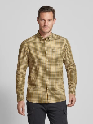 Koszula casualowa o kroju regular fit z kołnierzykiem typu button down camel active