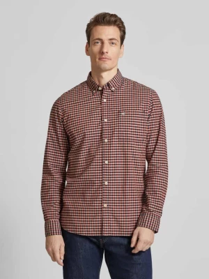 Koszula casualowa o kroju regular fit z kołnierzykiem typu button down camel active