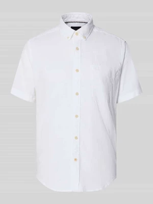 Koszula casualowa o kroju regular fit z kołnierzykiem typu button down camel active