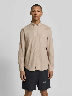 Koszula casualowa o kroju regular fit z kołnierzykiem typu button down camel active
