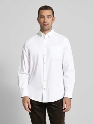 Koszula casualowa o kroju regular fit z kołnierzykiem typu button down Christian Berg Men